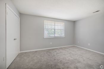 Carpeted bedroom